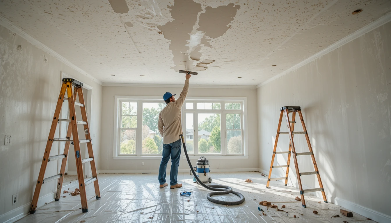 Removing Popcorn Ceilings: Expert Techniques for Modern, Smooth, and Safe Home Interiors