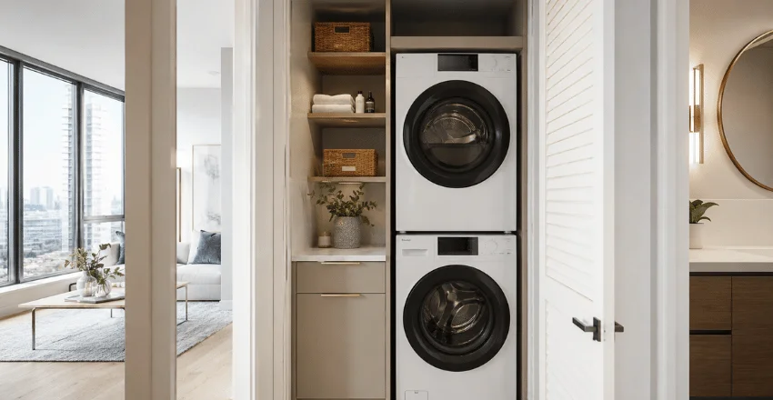 Laundry Tower vs. Separate Stackable Machines