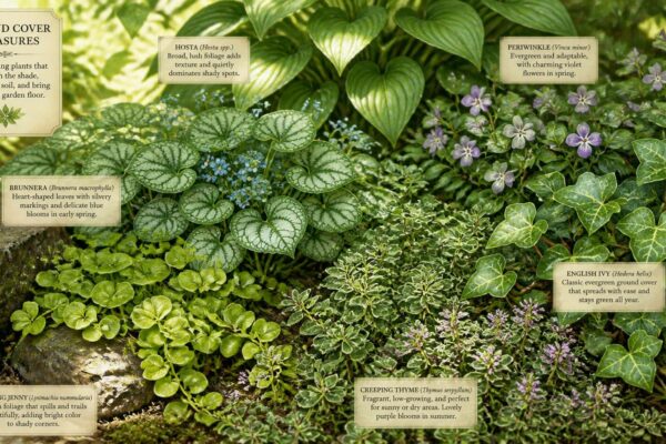 Ground Cover Plants: 15 Smart Choices for Sun, Shade, Slopes, and Easier Yards